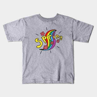 rainbow spring Kids T-Shirt